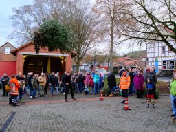 Weihnachtsbaumweitwurf
